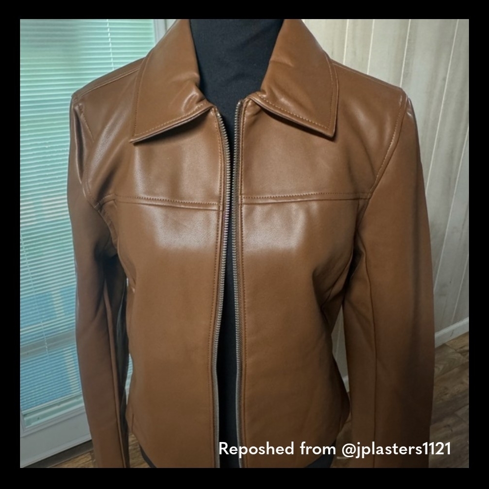 Brown Leather Women's Jacket